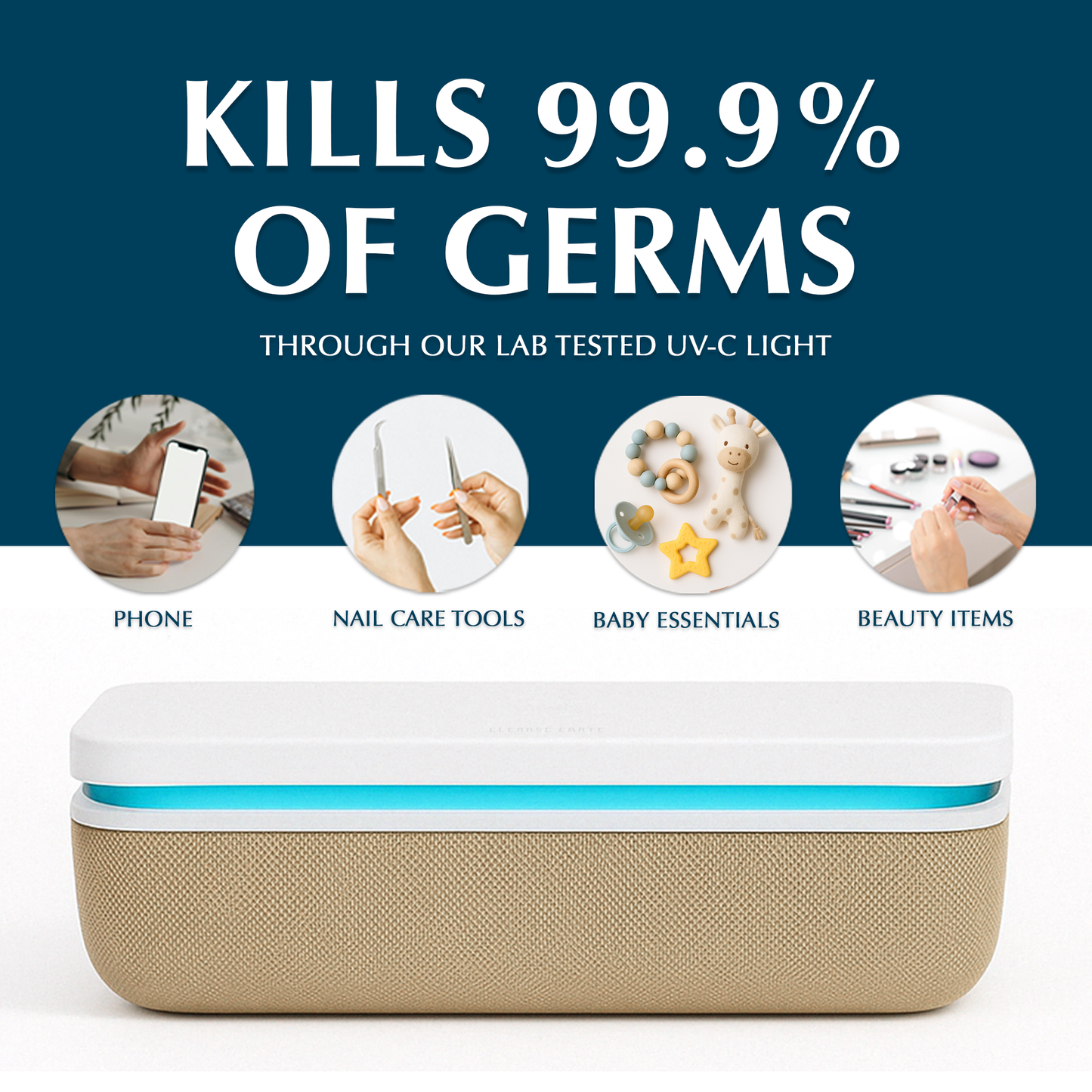 Cleanse Crate UV Sanitizer Box